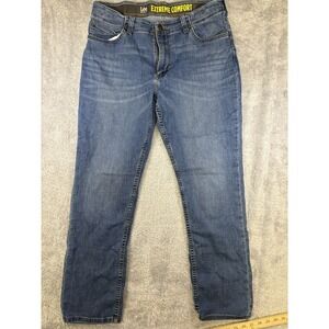 Lee Extreme Motion Men's Jeans Straight Fit Tapered Leg Size Husky